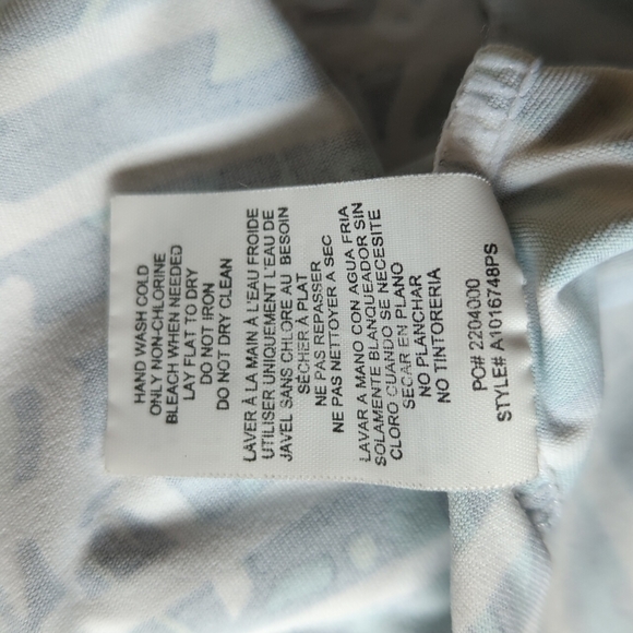 Hang Ten Long Sleeve Top Women's Size Medium Zipper Pocket At Back - Picture 10 of 10